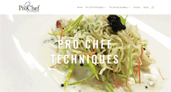 Desktop Screenshot of procheftechniques.com